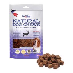 Frigera Natural Dog Chews Wild Venison Cubes Rådyr Tern 250g
